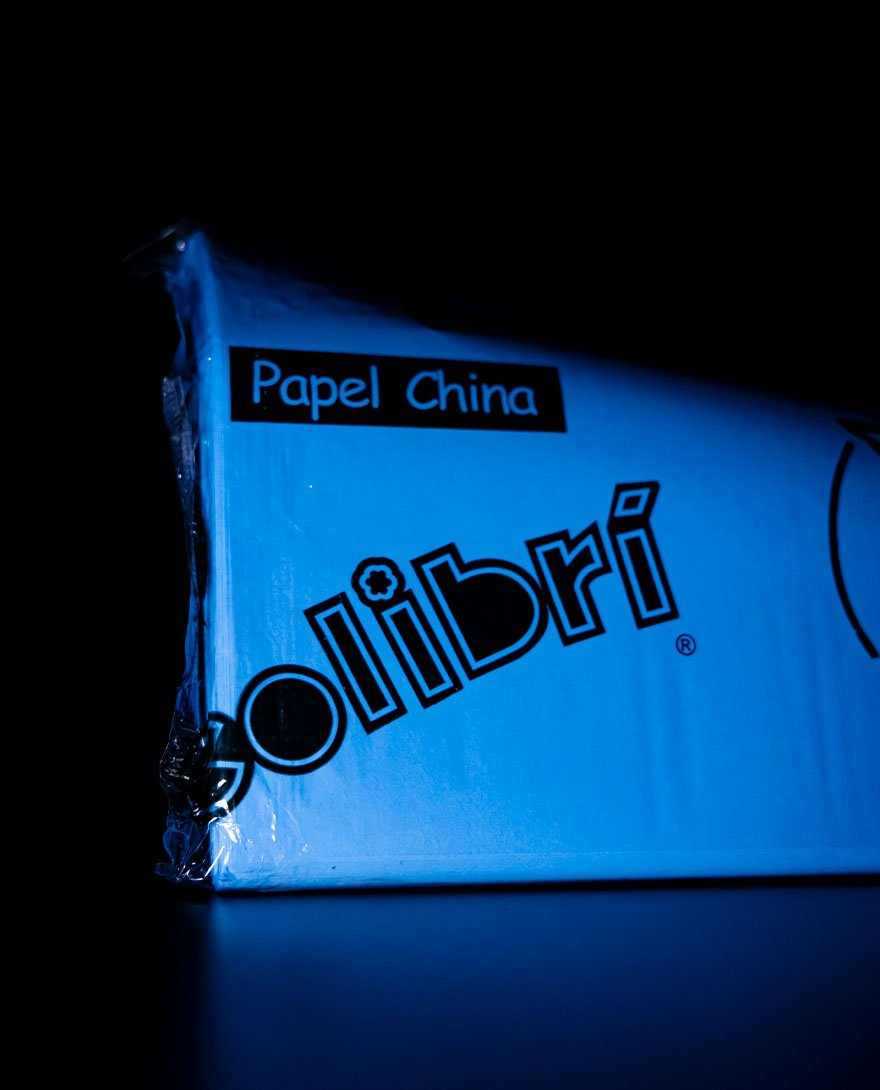 Colibri Papel China de 50x75 cm Azul Claro