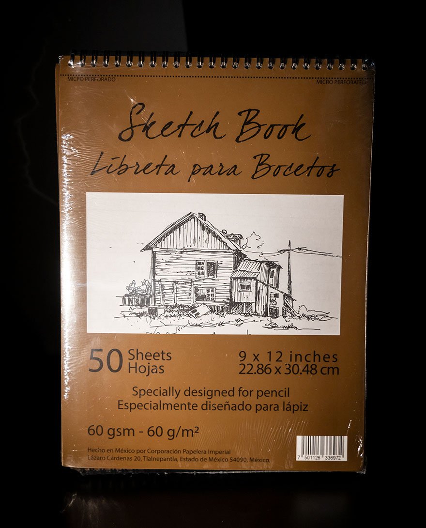 Libreta para bocetos 50 hojas