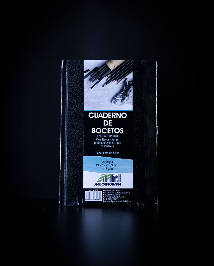 Mecanorma Cuaderno de Bocetos Encuadernado MN260802